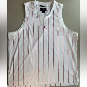 Michael Jordan White Jersey Men Jumpman Air Nike Basketball #23 2XL‎